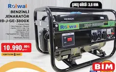 ROLWAL BENZİNLİ JENERATÖR RB-J-GE-3800X ROLWAL BENZİNLİ JENERATÖR RB-J-GE-3800X